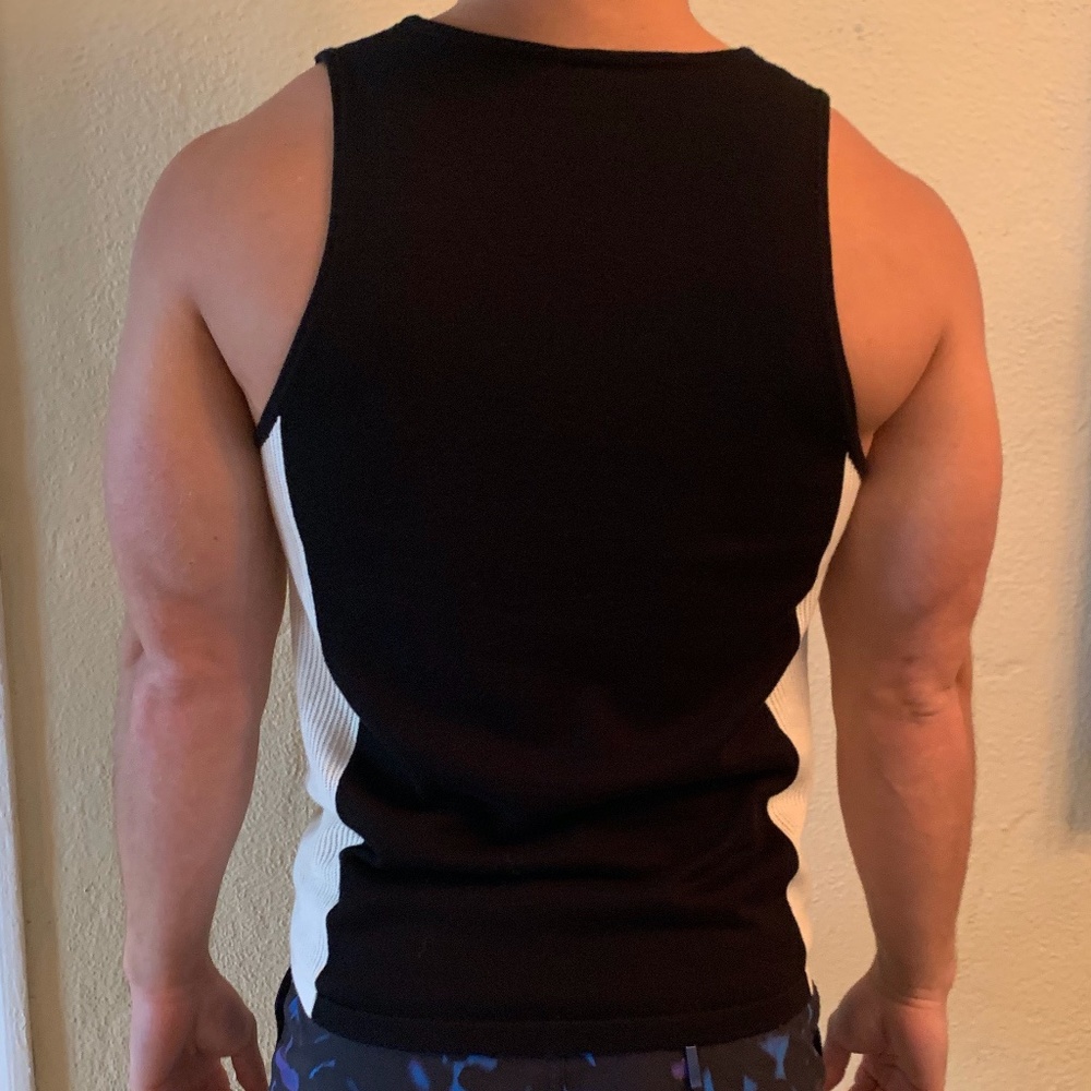 BLACK RACING TANK - Picture 2 of 2